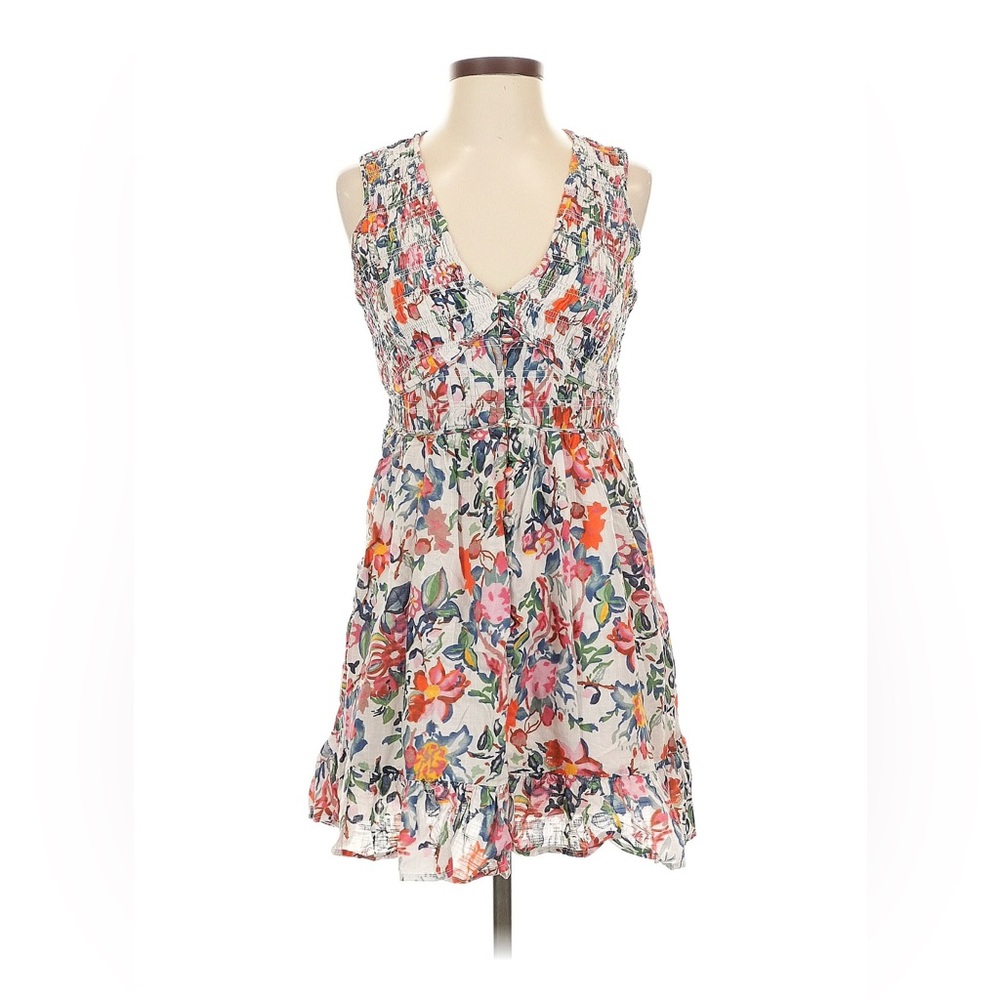 Anthropologie The Peregrine Mini Dress Multicolor Floral, small - Picture 2 of 7